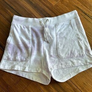 Rails Robin shorts lavender purple tie dye cotton sleep lounge Small